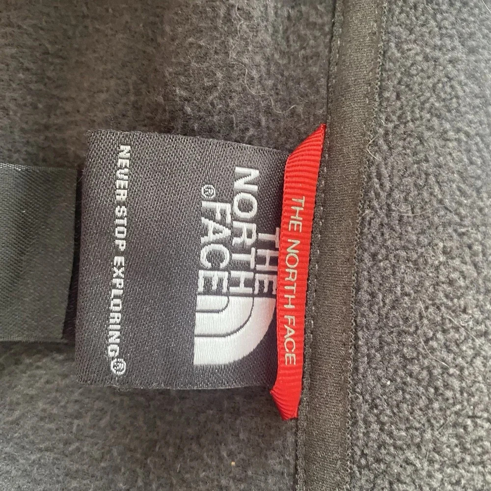 The North Face 1/4 Zip Fleece Pullover Jacket Men Size M Medium Black Sweatshirt